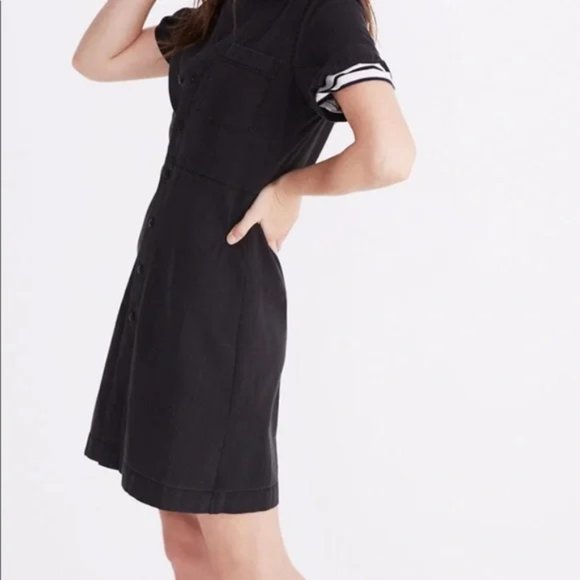Madewell A-Line Mini Shirtdress in Colton Wash Size - Size XS - Picture 4 of 5